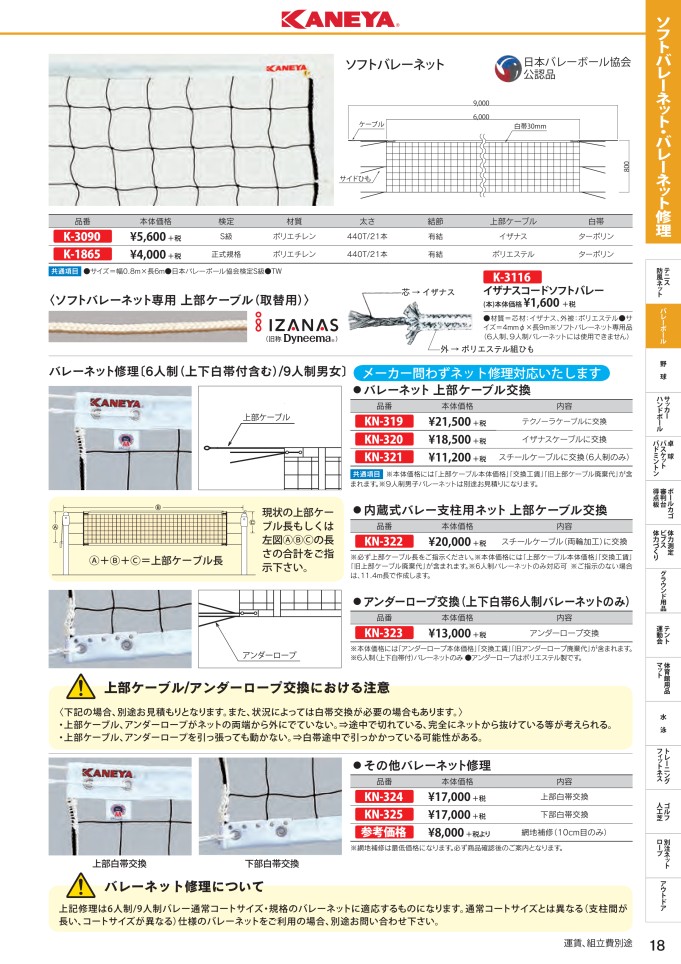 バドミントンネット C-7004