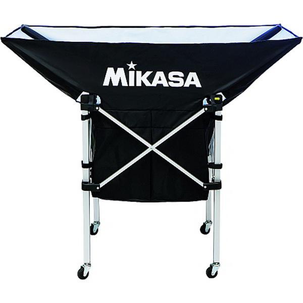 ミカサ(MIKASA) ボールカゴ 舟型3点セット ブラック (フレーム・幕帯 