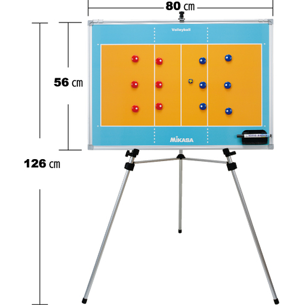 ミカサ(MIKASA) バレーボール特大作戦盤 (三脚付き) 10%OFF | スポーツ