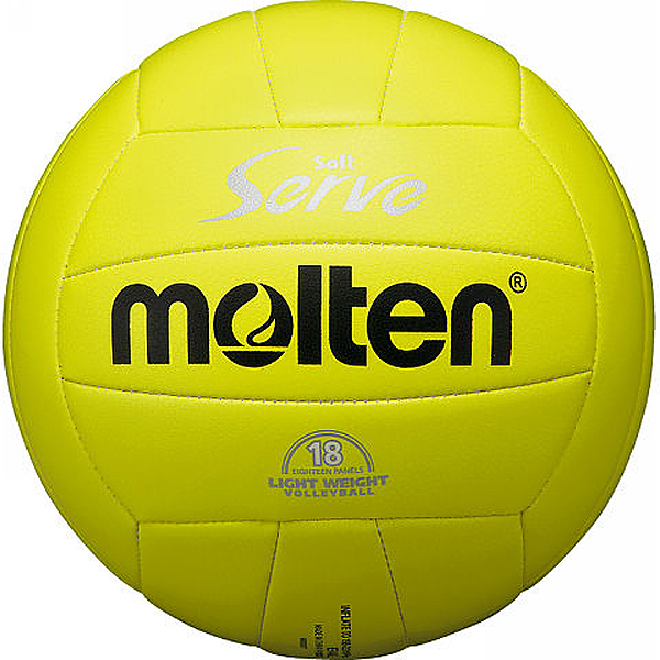 モルテン(MOLTEN) バレーボール ソフトサーブ軽量 4号球 18枚パネル L